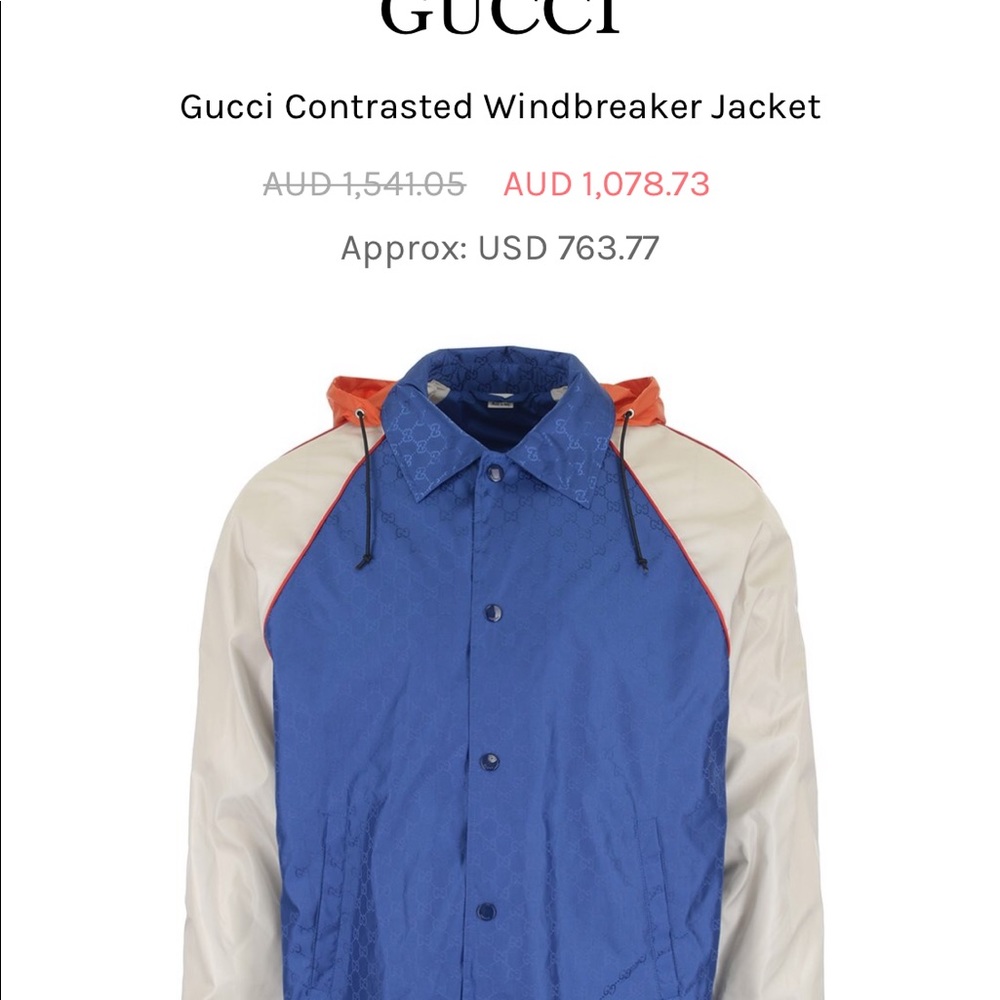 Gucci jacket 100% authentic ,
